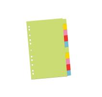 Index carton color 10/set