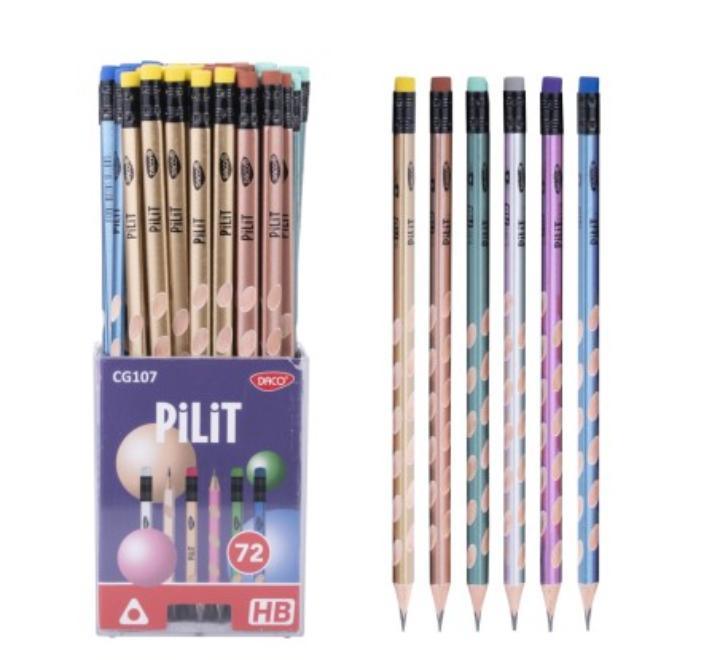 Fekete ceruza radírral  Pilit Daco