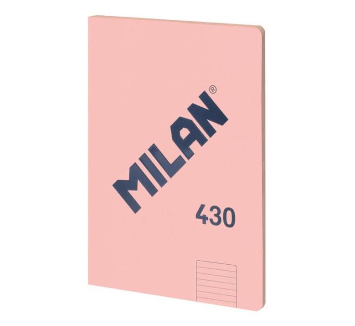 Füzet A4 48 lapos vonalas Cusut Milan rózsaszin