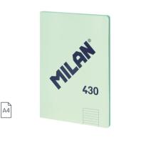 Füzet A4 48 lapos vonalas Cusut Milan zöld
