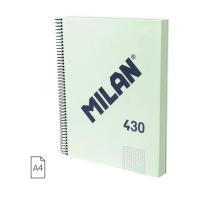 Caiet A4 120 file patratele spira Milan verde