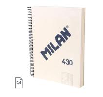 Caiet A4 120 file patratele spira Milan bej