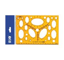 Sablon 17 cm ovális Rio