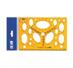 Sablon 17 cm ovális Rio