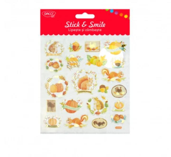 Matricák- AB085 Mókus és tök