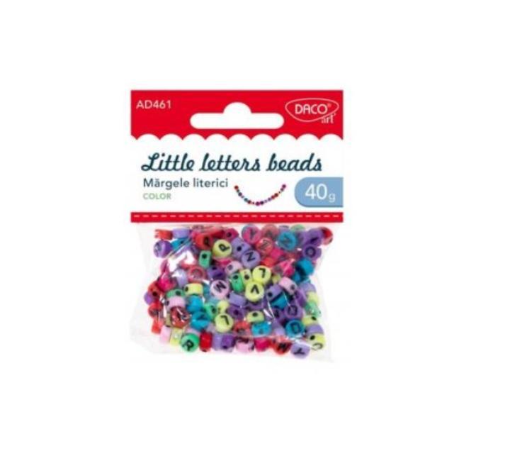 Betűs színes gyöngyök AD461