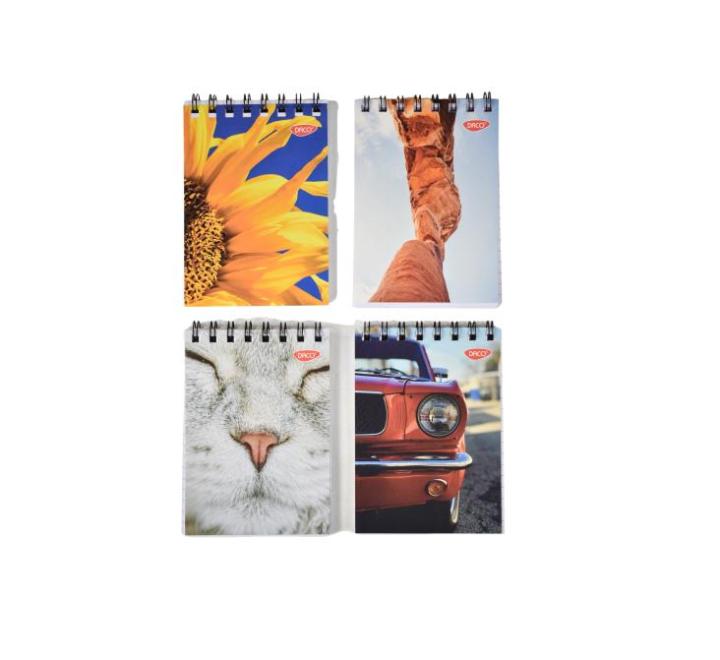 Notesz A6 80 lap spirálos BN680DR