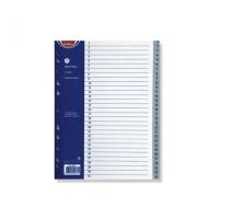 Műanyag elválasztólap szürke 1-31