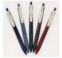 Zselés golyóstoll 0.5mm Zebra Sarasa Clip Gel Vintage 5/szett