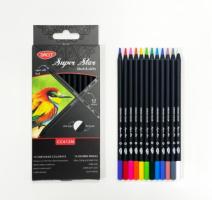 Creioane colorat 12 color Black/White Daco