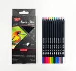 Színes ceruza 12 szín Black/White Daco