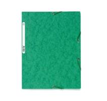 Irattartó mappa karton gumival 400g zöld Exacompta