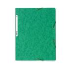 Irattartó mappa karton gumival 400g zöld Exacompta