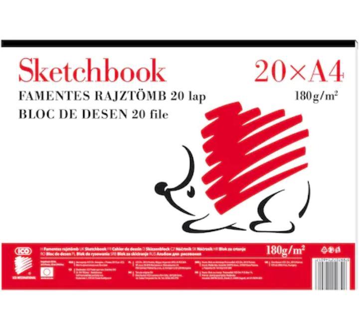 Rajztömb A4 180g 20 lap Ico