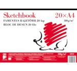 Rajztömb A4 180g 20 lap Ico