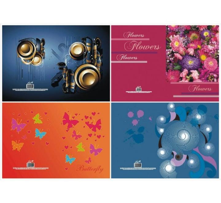 Jegyzetfüzet A5 96 oldal, különböző modellek Educa sima lapú