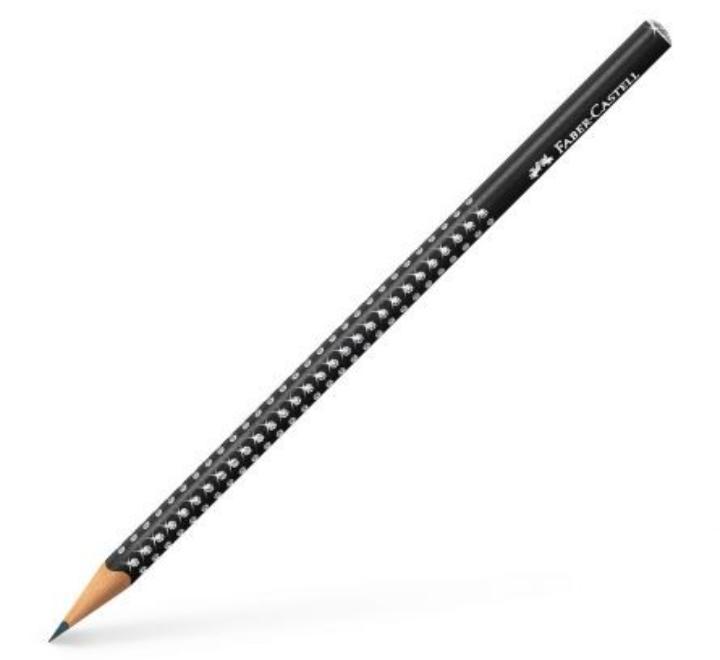 Grafit ceruza B Sparkle fekete 2023