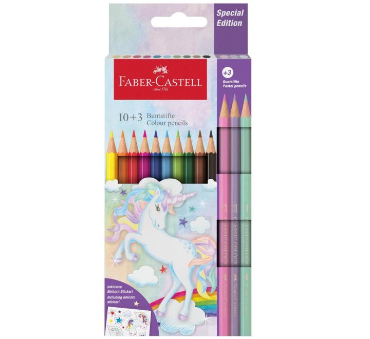 Színes ceruzák 10+3 szín Faber-Castell