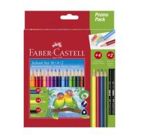 Színes ceruzák 18+4+2 szín Faber-Castell