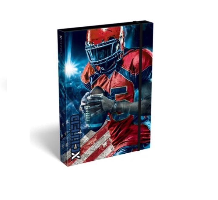 Mappa A4-es gumival,5cm szélles Xcited