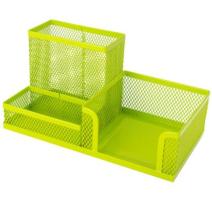 Írószertartó 3 részes zöld Deli