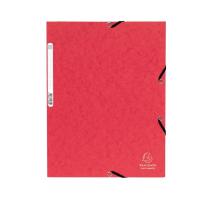 Mapa carton cu elastic Exacompta rosu