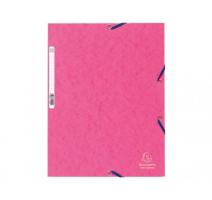 Mapa carton cu elastic Exacompta roz