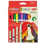 Carioca 12c varf conic unicolora Daco