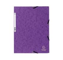 Mapa carton cu elastic Exacompta violet