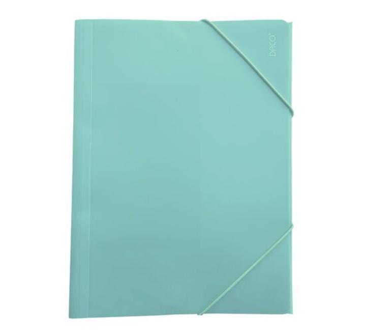 Műanyag mappa gumival Daco pasztelzöld
