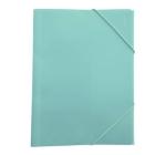 Műanyag mappa gumival Daco pasztelzöld