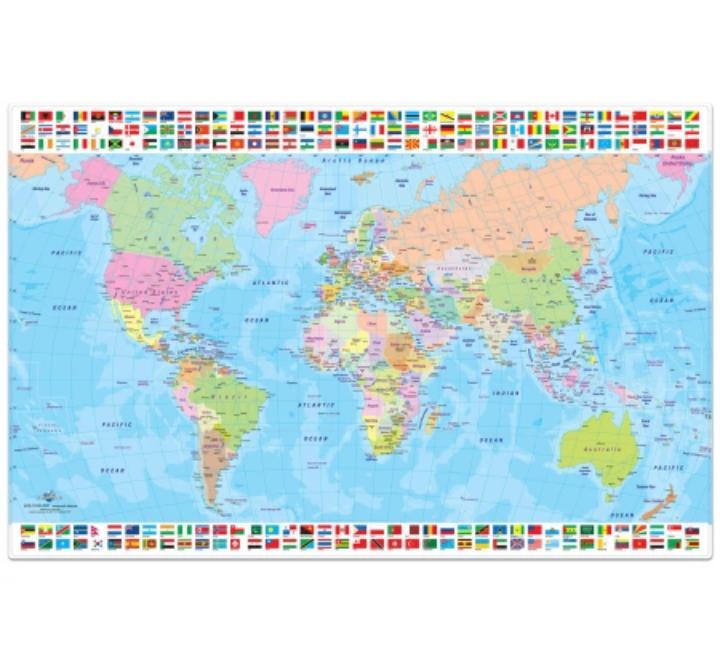 Asztalvédő Európa térképe