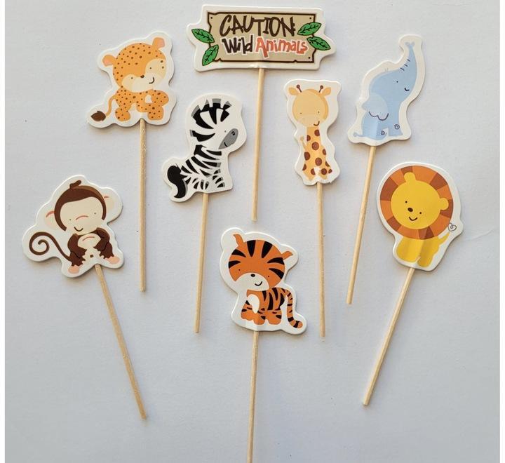 Accesorii Craft - Cake Toppers Safari