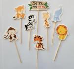 Accesorii Craft - Cake Toppers Safari