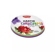 Kerek origami papír 15 cm 100 iv/készlet Daco HR915