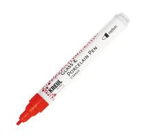 Porcelán és üveg marker Kreul Classi piros